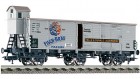 538004 Fleischmann 3-axle beer car "Fish-Brau" with brakemans cabin